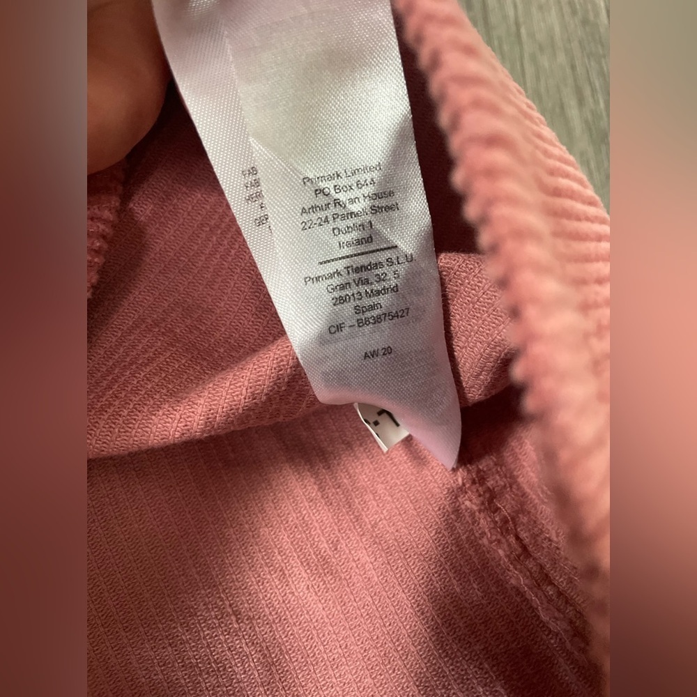 Denim&Co Blush Pink Corduroy Dress - Picture 8 of 11